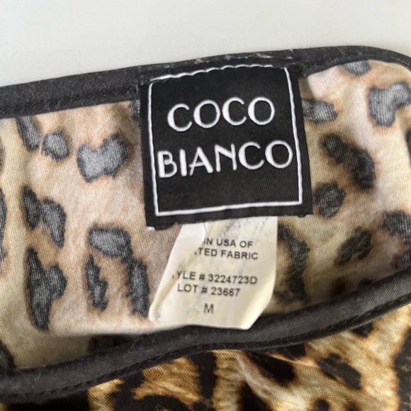 Coco Bianco cheetah print top - Picture 4 of 4